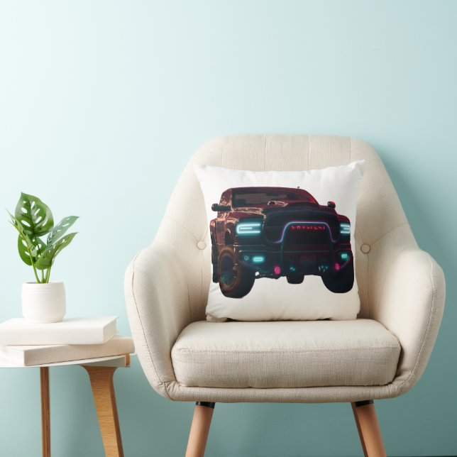 Dedicated Kissen Dodge TRX Neon Truck Cushion (Chair)