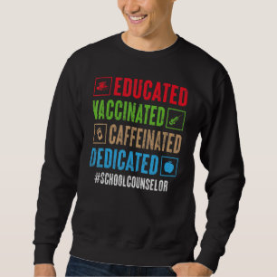 Dedicated School Counsellor Back To School Apparel Sweatshirt