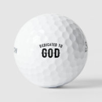 DEDICATED TO GOD COOL CUSTOMIZABLE BLACK TEXT