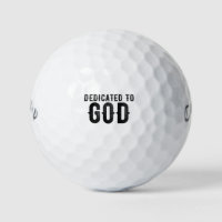 DEDICATED TO GOD CUSTOMIZABLE COOL BLACK TEXT