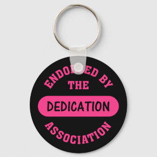 Dedication Association Endorsement Key Ring