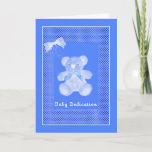 Dedication Ceremony, Baby Boy, Invitation