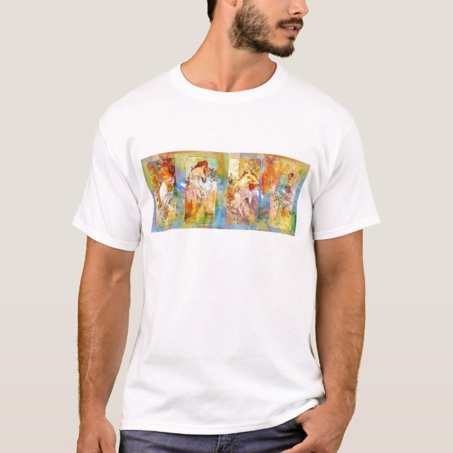 DEDICATION ~ MUCHA ~  SPRING SUMMER FALL WINTER T-Shirt (Front)