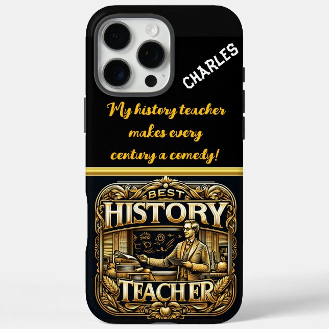 Dedication of the Best History Teacher Case-Mate iPhone Case (Back)