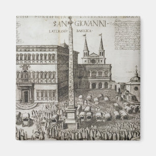 Dedication of the Obelisk in front of the Basilica Magnet