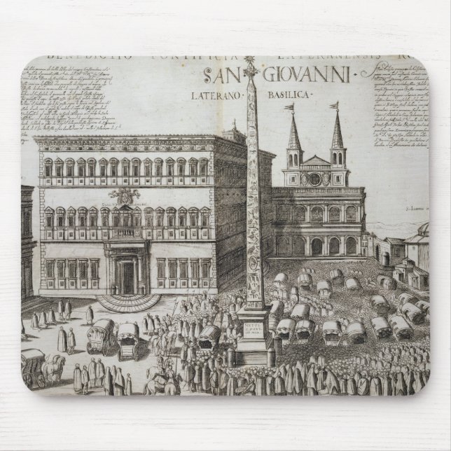 Dedication of the Obelisk in front of the Basilica Mouse Mat (Front)