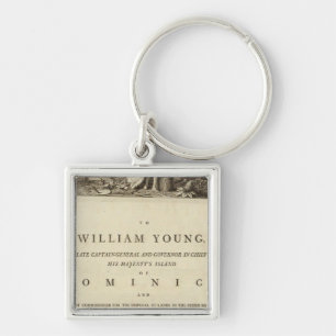Dedication page to The West India atlas Key Ring