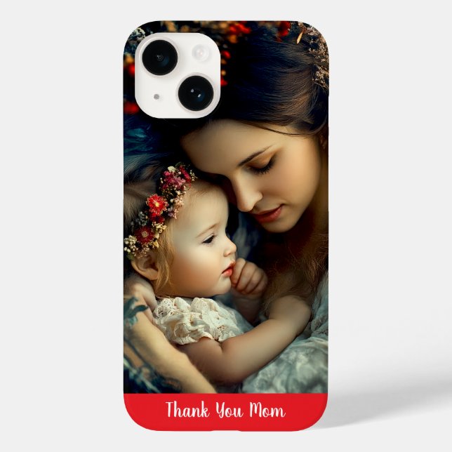 Dedication To Moms Case-Mate iPhone Case (Back)