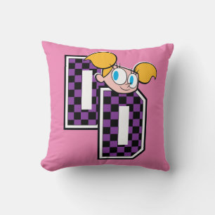 Dee Dee Athletic Letters Graphic Cushion