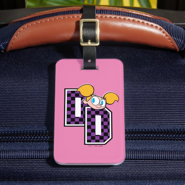 Dee Dee Athletic Letters Graphic Luggage Tag (Front Insitu 2)
