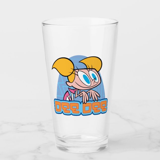 Dee Dee Character Name Graphic Glass (Front)