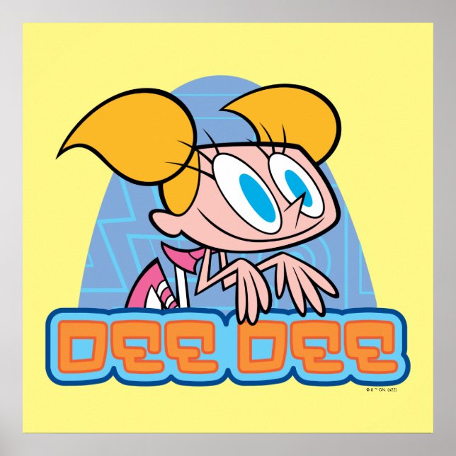 Dee Dee Character Name Graphic Poster (Front)
