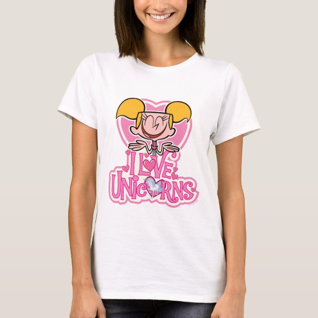 Dee Dee - I Love Unicorns T-Shirt (Front)