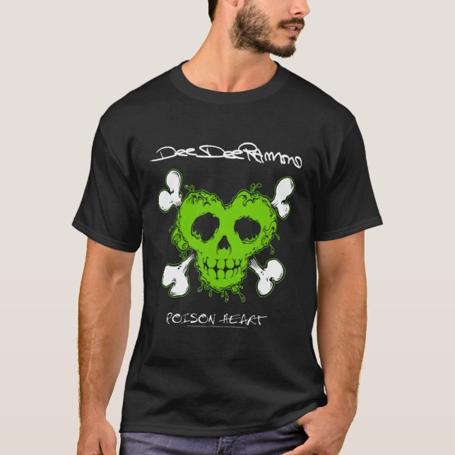 Dee Dee Ramone Poison Heart T-Shirt (Front)