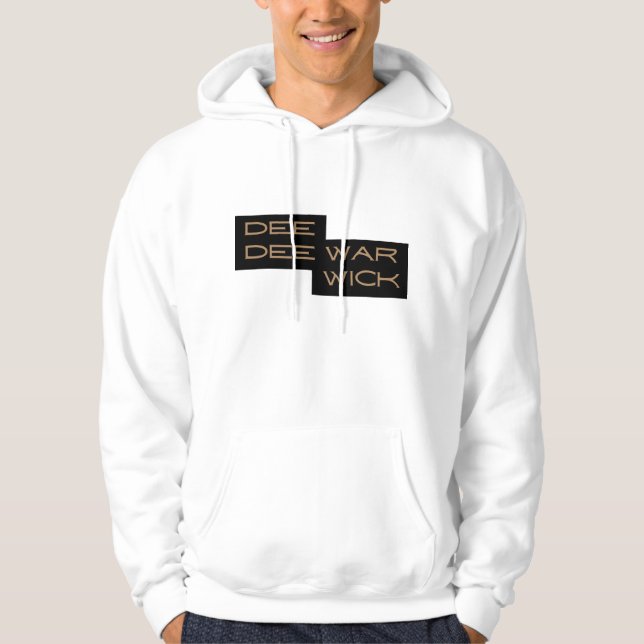 Dee Dee Warwick Black Brown Men's Hoodie (Front)