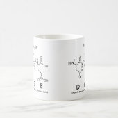 Dee peptide name mug (Center)