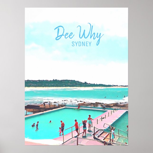 Dee Why Northern beaches sydney Poster (Front)