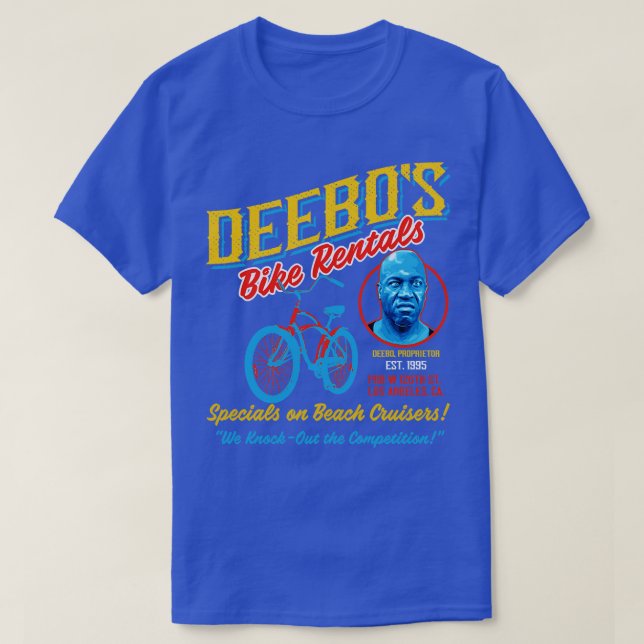 Deebos Bike Rentals T-Shirt (Design Front)