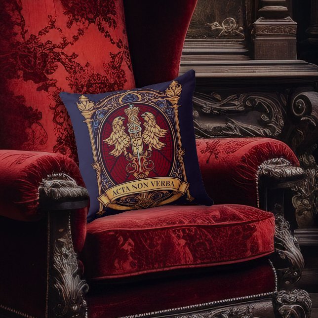 Deeds Speak Louder than Words - Acta Non Verba Cushion (Creator Uploaded)