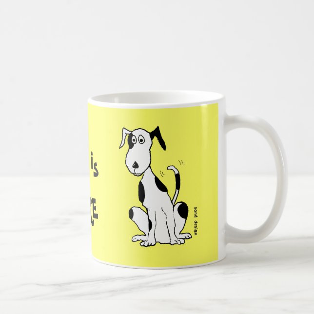 Deefa Dog, my best friend is ... mug (Right)