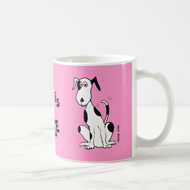 Deefa Dog, my best friend is ... mug (Right)