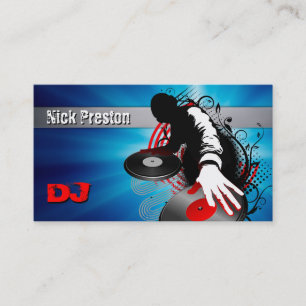DeeJay DJ Mix Funky Beats Business Card