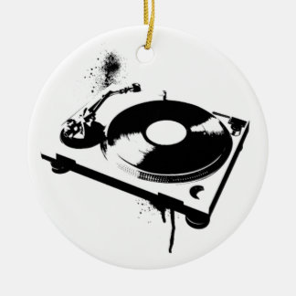Deejay DJ Turntable Ornament | House Music Gifts