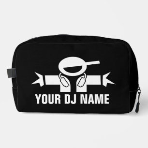 DeeJay toiletry travel bag with custom DJ name