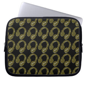 deejays headphone laptop sleeve
