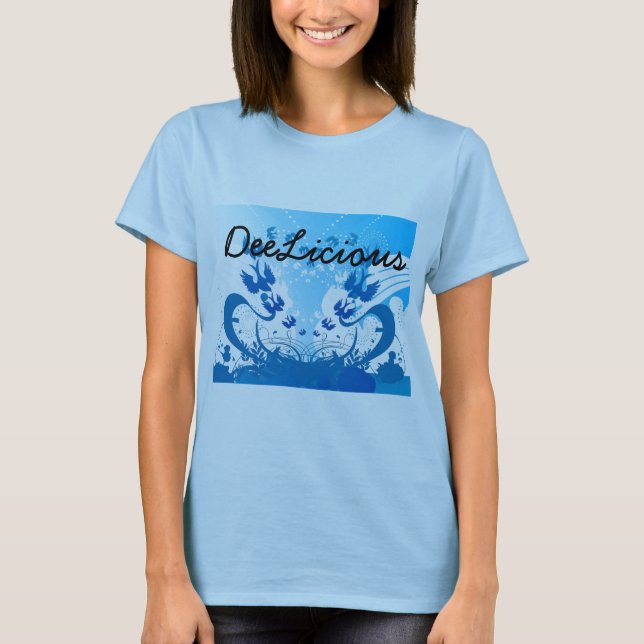 DeeLicious blue/design T T-Shirt (Front)