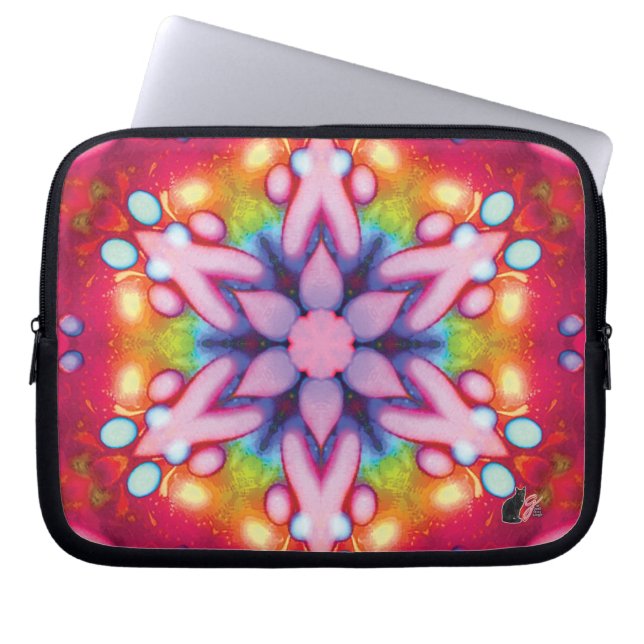 Deelish Kaleidoscope Laptop Sleeve (Front)
