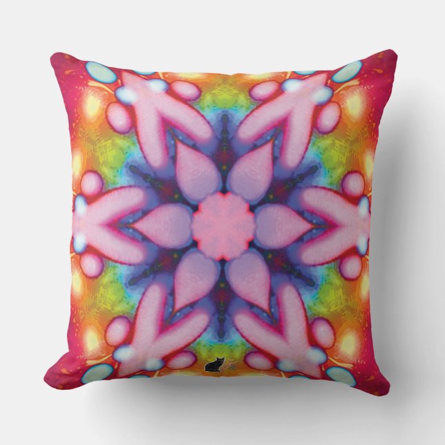 Deelish Kaleidoscope Pillow (Front)