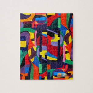 Deep Abstract Art by Alicia McDaniel Fine Art Jigsaw Puzzle