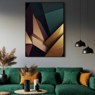 Deep Abstract Geometry Poster