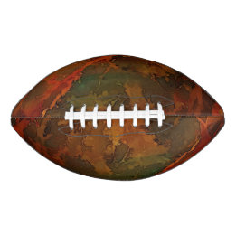 Deep Autumn Rich Earthy Abstract Fall American Football
