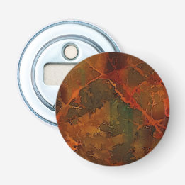 Deep Autumn Rich Earthy Abstract Fall Bottle Opener