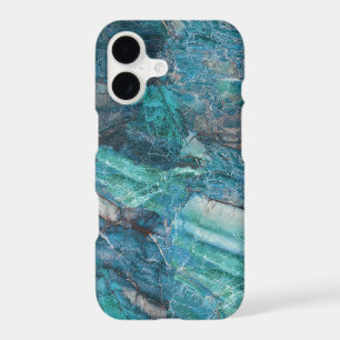 Deep Blue Abstract Marble Pattern