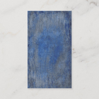 Deep Blue Bark Texture Business Card