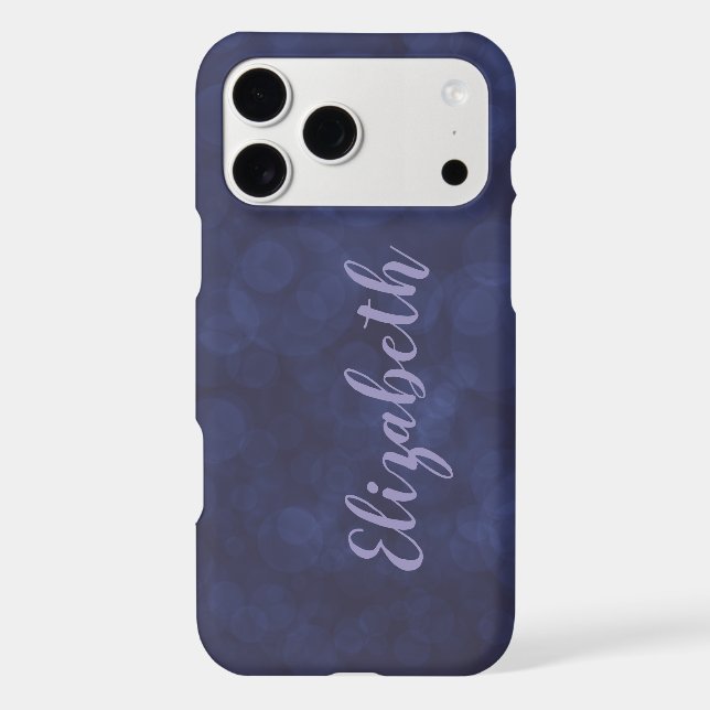 Deep Blue Bokeh Case-Mate iPhone XS Max Case (Back)