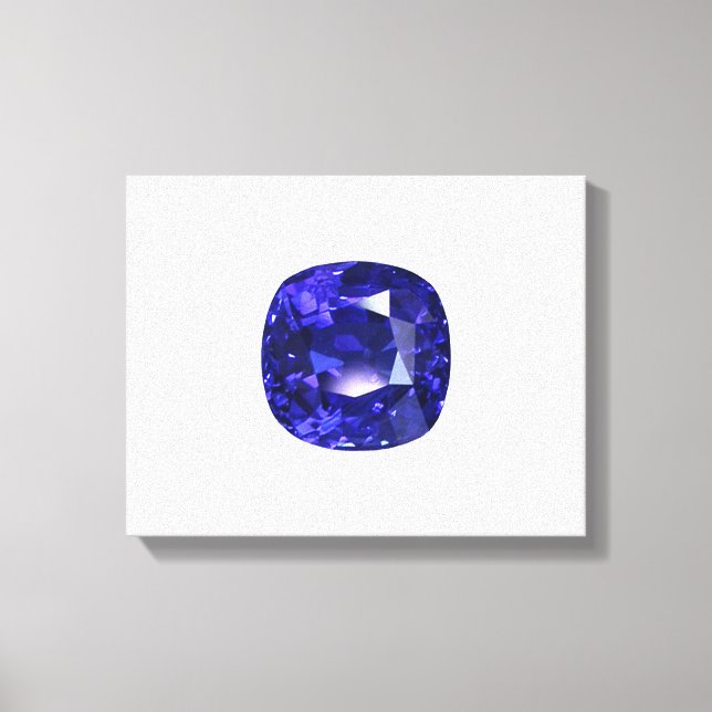 Deep Blue Canvas Print (Front)