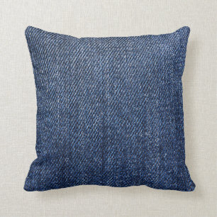Deep Blue Denim Cushion