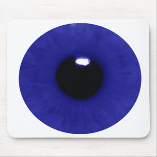 Deep Blue Eyeball Mouse Pad