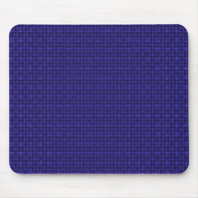 Deep Blue Fabric Texture Mouse Mat (Front)