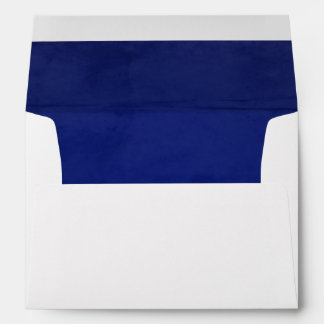 Deep Blue Faux Velvet Textured Lining A7 Envelopes