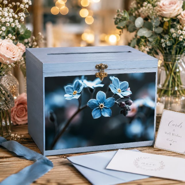 Deep Blue Forget-Me-Not Tissue Paper (Creator Uploaded)
