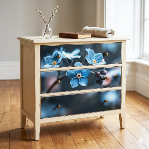 Deep Blue Forget-Me-Not Tissue Paper