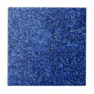 Deep Blue Glitter Tile