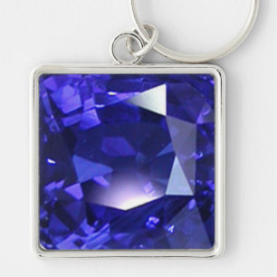 Deep Blue Key Ring