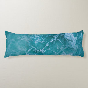 Deep Blue Ocean Waves Body Cushion