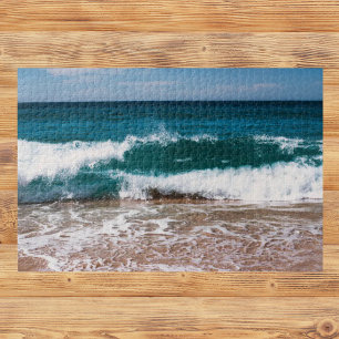 Deep Blue Ocean Waves Jigsaw Puzzle